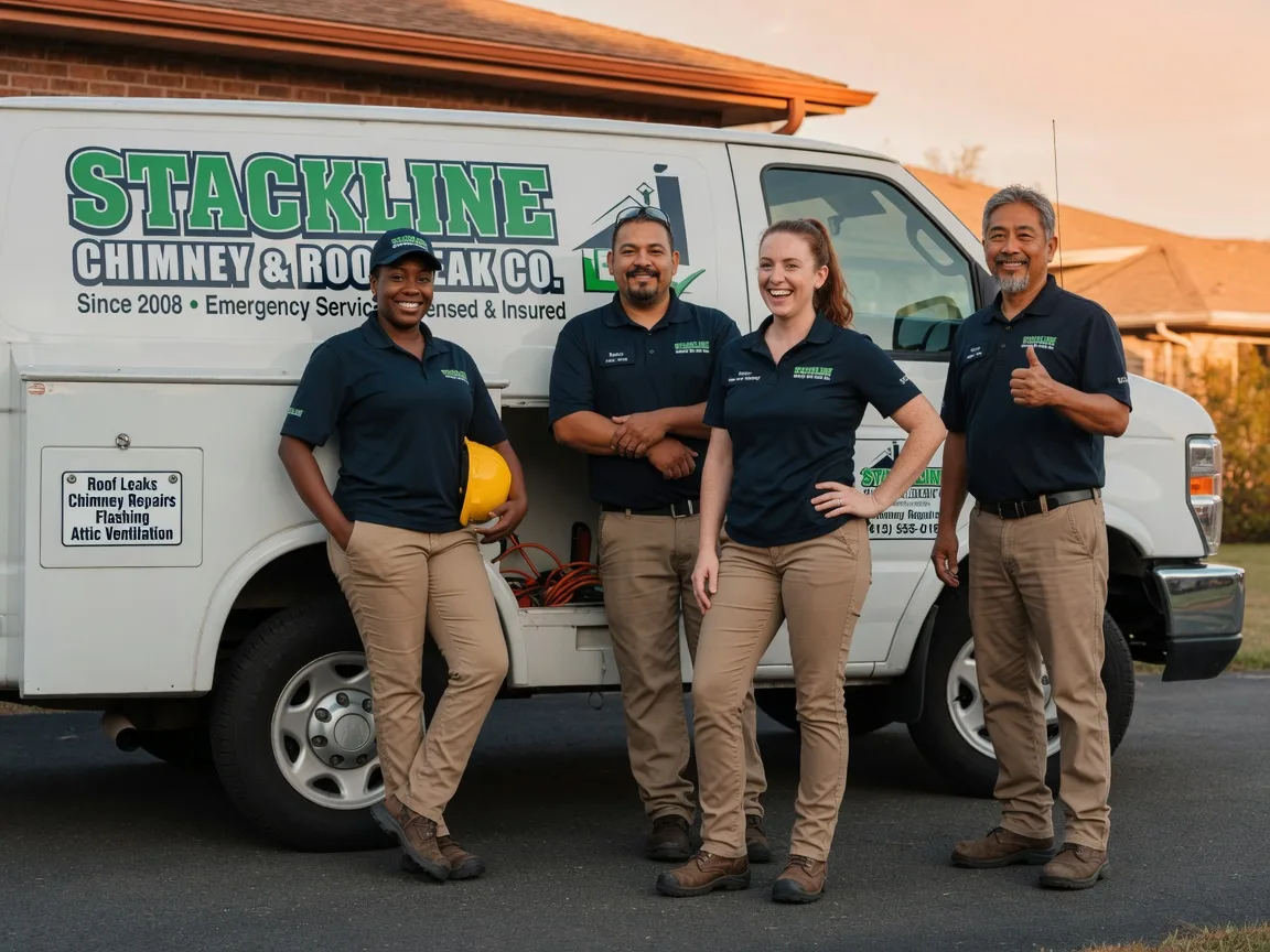 Chimney flashing repair company in Monmouth, IL